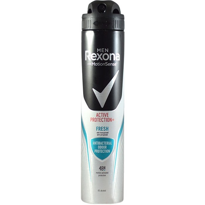 اسپری ضد تعریق مردانه رکسونا مدل Active protection حجم 200 میل