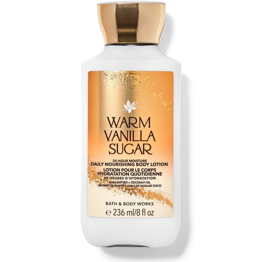 لوسیون بدن بث اند بادی ورکس Warm Vanilla Sugar حجم 236 میلی لیتر
